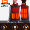 Gilet chauffant pour femme, taille L, batterie 16000 mAh