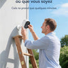 Camera 2K Exterieur WiFi sans Fil Solaire sur Vision Nocturne Couleur | 5G/2.4GHz, Détection Humaine AI, Détection de Mouvement, Audio Bidirectionnel, SD/Cloud, Sirène, IP65