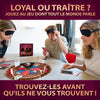 Les Traîtres Jeu de Société, Jeu de Déduction Sociale et Stratégie Inspiré de l'émission TV, Jeu de Bluff et Trahison avec Missions et Rôles Cachés, Soirée Jeux, 4 à 6 Joueurs, Dès 12 Ans
