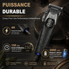 Tondeuse à cheveux professionnelle pour homme Tondeuse à cheveux électrique sans fil avec lame en T sans fil