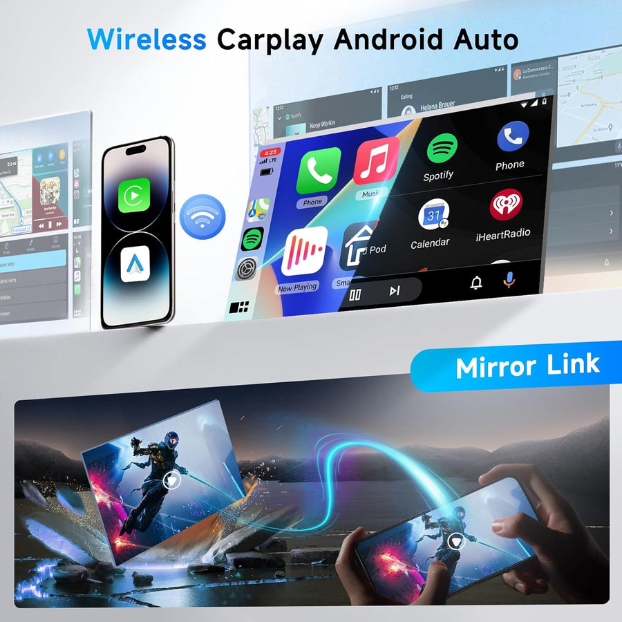 Autoradio pour Mercedes-Benz Classe A W169/Classe W245 B200/Viano Vito W639/Sprinter W906, Android 13.0 2GB+64GB Ecran Tactile 7" CarPlay&Android Auto Contrôle au Volant