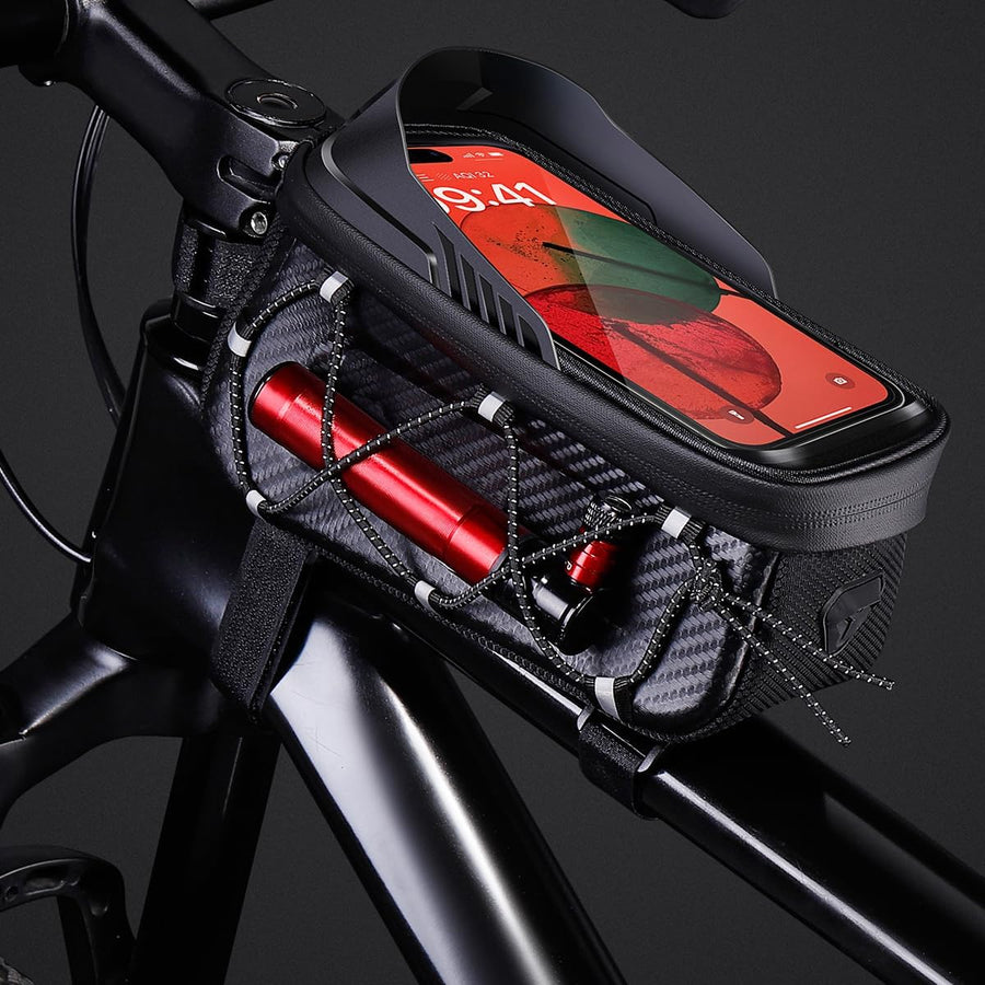 Sacoche de cadre de vélo pour cadre de vélo - Environ 1 l - 23 x 11 x 13,6 cm