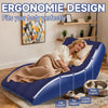 Fauteuil Gonflable, Canapé Gonflable à Surface Floquée, Canapé Gonflable Portable pour Adultes, Canapé-lit Double, Chaise Gonflable pour Camping, Fauteuil Gonflable pour Intérieur et Exterieur