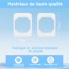 Caméra de Surveillance Intérieure 3MP 2K HD pour Fenêtre | WiFi & Bluetooth, Caméra Connectée avec Vision Nocturne Couleur, Enregistrement 24/7, Détection de Mouvement, Audio