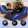 Fauteuil Gonflable, Canapé Gonflable à Surface Floquée, Canapé Gonflable Portable pour Adultes, Canapé-lit Double, Chaise Gonflable pour Camping, Fauteuil Gonflable pour Intérieur et Exterieur