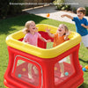 Maison gonflable 3 en 1 pour tout-petits de 1 à 3 ans, piscine à balles et trampoline, maison gonflable avec filet de sécurité, intérieur et extérieur, aire de jeux pour bébé