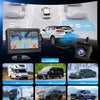 Kit Caméra de Recul HD 4.3 Pouces avec Caméra Rotative, Camera de Recul avec Étanchéité IP68 Vision Nocturne Super Grand Angle Ligne de Recul, Câble de 8M, 12-24V pour Berlines SUV