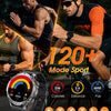 Montre Connectée Homme, Batterie 1400mAh, Écran HD 1,7 Pouce, Lampe LED, 110+ Modes Sport Montre Militaire Homme, Suivi Sommeil, IP68 Étanche, Smartwatch pour Android iOS, 2 Bracelets, Noir Gris