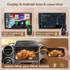 Autoradio 4+128GB Android 15 pour Citroen Berlingo 2008-2017/ Peugeot Partner 2008-2019, Écran Incell 9 Pouces HD, CarPlay sans Fil & Android Auto, GPS, Caméra de Recul et Micro Offerts