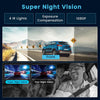 Dashcam Voiture Avant Intérieur avec Carte SD 64G, 1080P Dash Cam avec 3.16" Écran, Camera Voiture avec G-capteur, Vision Nocturne, Enregistrement en Boucle, Détection de Mouvement