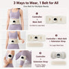 Ceinture EMS Chauffante sans Fil, Stimulateur Musculaire pour Taille et Abdomen, 3 Niveaux de Chaleur, 6 Modes EMS, Relaxation du Dos, Bras et Jambes, Ceinture Ajustable