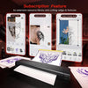 Thermocopieur Tatouage, Imprimante Stencil Tatouage, Machine Transfert de Tatouage pour Artistes de Tatouage et débutants, Imprimante de Tatouage avec 100 Feuilles de Papier
