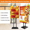 Support Panneau Publicitaire Ultra Stable Base Lourde – Support d’Affiche Double Face Réglable – Présentoir Professionnel Sur Pied pour Panneau Mousse – Restaurant & Salon – 1 Pièce