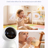 Écran Tactile 6.5" & Écran partagé, WiFi Babyphone Caméra, App, 360° Zoom à deux doigts & Zoom 5X, 4MP, HDR Vision Nocturne, Audio bidirectionnel, Détection des pleurs & température