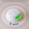 Détecteur de Fumée WiFi Intelligent EN14604, Batterie 5 Ans, Sirène 85 DB, Alarme Incendie Synchronisée Via Hub Zigbee (sans WiFi), Commande Via App, Alertes à Distance, Lot de 3 (Hub Inclus)