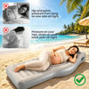 Matelas gonflable pour femmes enceintes avec ouverture ventre, matelas gonflable de grossesse en PVC épais floqué pour tout le corps