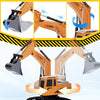 Pelleteuse Télécommandée pour Enfants 3-9 Ans, Engin de Chantier RC 2,4 GHz avec Lumière & Son, Jouet Pelleteuse Durable pour Intérieur & Extérieur