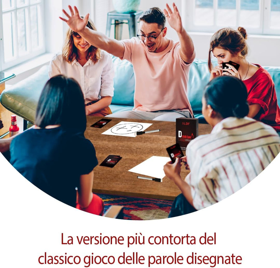 Jeux de société pour adultes - La version déjantée et hilarante du jeu de mots classique - Un humour irrévérencieux et sans tabou - Jeux de société en Français