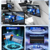 Autoradio Dab+/Dab 2 din Carplay sans Fil Android Auto avec Écran de 7 Pouces, Poste Radio Voiture Bluetooth Ecran Tactile avec Sortie Vidéo/RDS/FM/USB/AUX/TF+Caméra de Recul