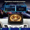 Autoradio Android pour Ford Fiesta 2009-2017: 2GB+64GB Écran Tactile IPS 9 Pouces 1280x720P pour Fiesta avec sans Fil CarPlay Android Auto, GPS, WiFi, Bluetooth 5.0, Écran Partagé + Caméra de Recul