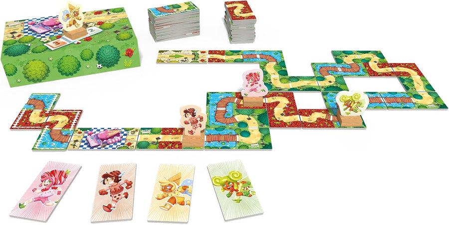 Asmodee - À l’Heure pour Le goûter - Space Cow - Jeu de Dominos Enfants Jeu Famille - dès 5 Ans - 2 à 4 Joueurs - 15 Min - Version Française