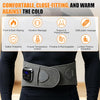 Ceinture Chauffante Lombaire avec 9 Modes de Massage, 5 Niveaux de Chaleur, 4000 mAh Batterie, Ceinture Chauffante Dos Sans Fil, pour Détendre les Lombaires, Abdominales