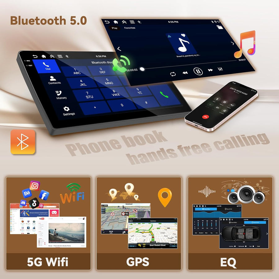 Carplay 4G+64G Android 15 Autoradio 10" pour Renault Trafic CarPlay | Aussi pour Nissan Primastar. Wireless CarPlay. Android Auto. WiFi. FM/RDS. Caméra + MIC