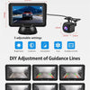 Caméra de Recul 1080P Voiture avec Écran LCD 4,3", Caméra de Recul en Deux Options d'alimentation, Étanche IP68, Vision Nocturne Exceptionnelle, DIY Instructions de Montage, Facile à Installer