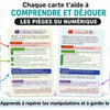Alerte ÉCRANS – Jeu éducatif sur Les Dangers du numérique | Prévention cyberharcèlement, Addiction, pièges du Web | Ados & Adultes | Créé par Une Psychologue et fabriqué en France