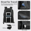Sac à Dos Ordinateur Portable 15,6 Pouces Imperméable Sac à Dos Business | Fermeture Verrouillable Antivol Léger Sac à Dos Travail avec Double Port USB-A & USB-C pour Affaires Voyage et Université 25L