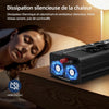 3100W Pur Sinus convertisseur 12v 220v, transformateur 12v 220v avec écran LCD, 4 Prise UE, Type C 30W, Charge Rapide USB 25W, 3 Ports USB