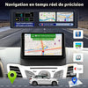 Autoradio Android pour Ford Fiesta 2009-2017: 2GB+64GB Écran Tactile IPS 9 Pouces 1280x720P pour Fiesta avec sans Fil CarPlay Android Auto, GPS, WiFi, Bluetooth 5.0, Écran Partagé + Caméra de Recul
