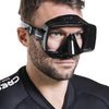 CRESSI Depuis 1946 - Masque SF1 - Set Masque Carré sans Monture avec Verre Trempé pour la Plongée en Apnée et Le Snorkeling, Taille Unique Unisex