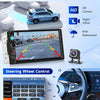 Autoradio Dab+/Dab 2 din Carplay sans Fil Android Auto avec Écran de 7 Pouces, Poste Radio Voiture Bluetooth Ecran Tactile avec Sortie Vidéo/RDS/FM/USB/AUX/TF+Caméra de Recul