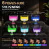 Tondeuse à cheveux professionnelle pour homme Tondeuse à cheveux électrique sans fil avec lame en T sans fil