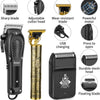 Tondeuse à cheveux sans fil pour homme, tondeuse à barbe, rasoir en aluminium rechargeable
