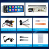 Autoradio 1 DIN avec Écran Tactile 6,36", Compatible CarPlay & Android Auto, Bluetooth, GPS, FM, Charge Type-C, 2 USB, Microphone, Égaliseur, Commandes au Volant
