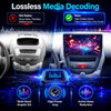 Autoradio pour Toyota Aygo/Peugeot 107/Citroen C1 Année 2005-2014, 2GB+64GB 10,1 Pouces Écran avec Kit Façade & Canbus, Supporte CarPlay Android Auto sans Fil, Caméra de Recul, SWC