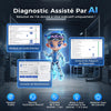 Mucar 892BT Pro Valise Diagnostic Auto avec Cartographie Topologique, AI Version Professionnelle 892BT, Assisté par IA, J2534 Protocole, 4000+ Tests Actifs, Codage ECU, 35+ services, Gratuit à Vie