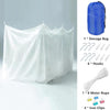 Moustiquaire carrée ultra grande avec sac de transport pour usage intérieur et extérieur, moustiquaire à 2 ouvertures – Idéale pour le camping, les pique-niques, le jardin, la chambre