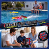 Jouet Lot de 2 Bateau Télécommandé Enfants, Bateau RC Rapide avec 4 Batteries Rechargeables, Jusqu'à 120 Min d'Autonomie, 7 Modes d'Éclairage LED, Redressement Automatique, 2,4 GHz Piscine et Lac
