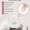 Tire Lait Electrique Main Libre, 4 Modes 9 Niveaux, 350mmHg Forte Aspiration, Komfortabler, Sans douleur, Sans BPA, avec Bride de 17/19/21/24 mm