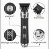 Tondeuse à cheveux professionnelle pour homme, tondeuse à barbe sans fil, tondeuse électrique T-Blade Zero Gap, rechargeable par USB avec 5 peignes de guidage