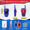 Jouet Talkie Walkie Video Enfant, Lot de 2 Talkie Walkie Enfants Rechargeable Longue Portée avec Caméra et Vidéo