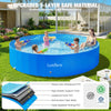 Piscine Tubulaire Ronde, Piscine Hors Sol, Piscine Metal Frame Épaissi, Facile à Ranger Piscine Pliable pour Enfants et Adultes, Piscine Frame Tubulaire Robuste pour Jardin, 228 x 228 x 50 cm