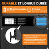 Porte Automatique Poulailler - Grande avec Minuterie du Matin/Soir, Porte Poulailler Automatique en Alliage d'aluminium, Porte Poulailler Anti-pincement Fonctionne à Piles