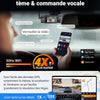 VANTRUE N4S Dashcam Voiture 3 Canaux 2.7K+2.5K+2.5K Avant Intérieur Arrière STARVIS 2, HDR, Vision Nocturne IR, WiFi 5GHz, GPS, Commande Vocale Français, Pré-enregistrement 15s, Compatible 1To, N4SRC18