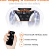 Stimulateur Circulatoire Électrique, Appareil de Massage Électrique avec EMS et TENS, avec 15 Modes & 50 Intensités et 2 Électrodes pour Soulager la Douleur et Favoriser la Circulation