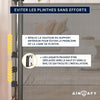 Barrière de Sécurité Enfant – Rétractable/Extensible 0-140 cm, Hauteur 86 cm – pour Enfants et Chiens, Escaliers, Portes et Couloirs – Utilisation Intérieur et Extérieur - Gris