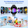 Montre Connectée Enfant GPS 4G, Montre Intelligente Pour Enfants Fille Garçon avec Appels/Vidéo/Voix Chat, SOS, WiFi, Mode École, Réveil, Podomètre, Jeux, Montre Telephone Enfant